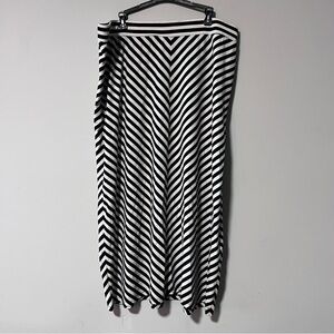 Avenue Women’s Plus Size 18/20 Maxi Skirt Long Striped Multicolor Stretch